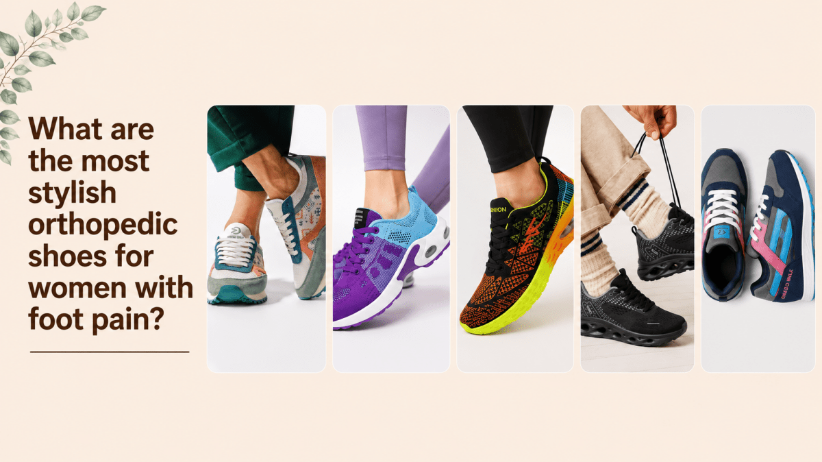 Stylish orthopedic shoes for women