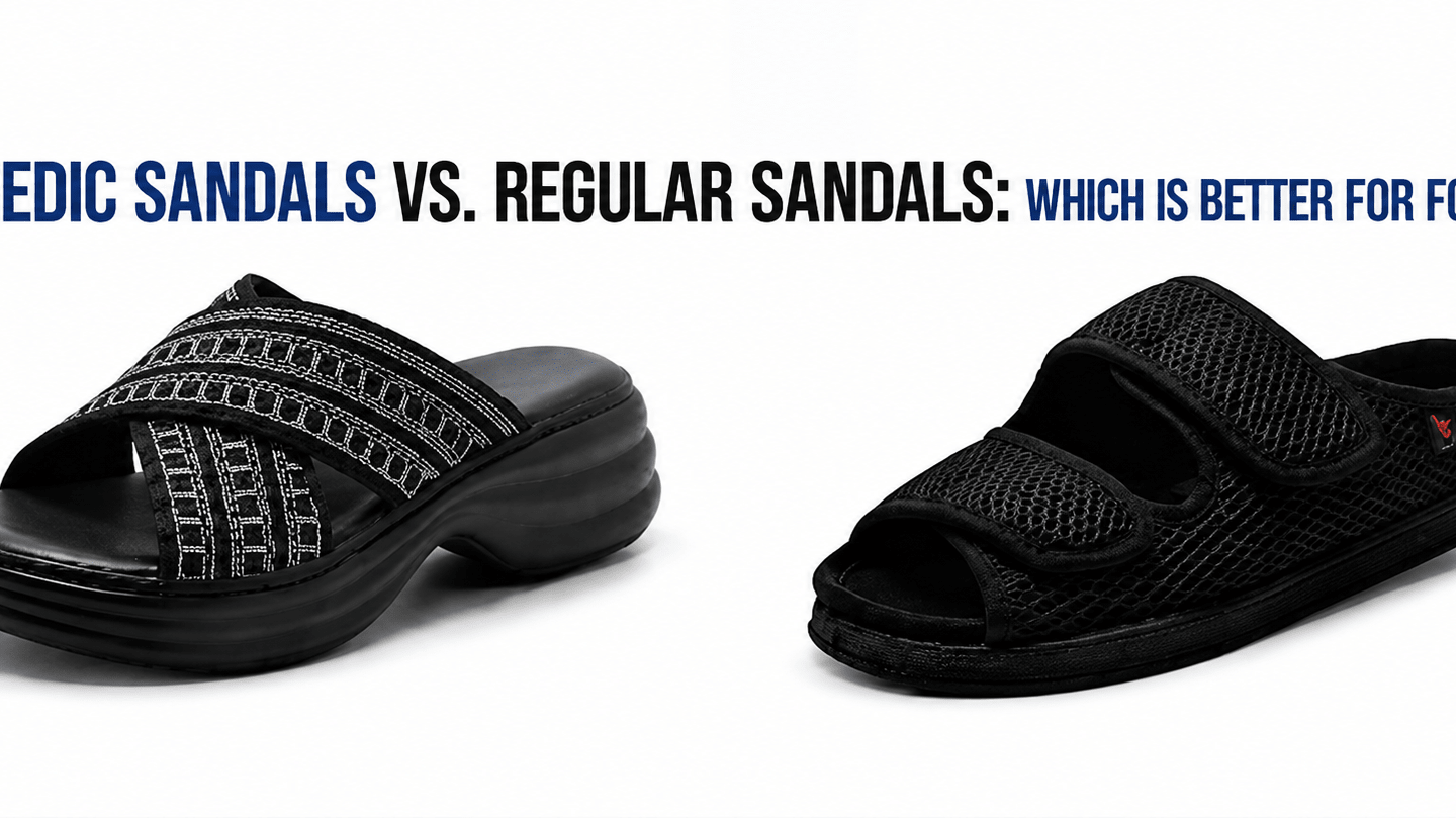 Orthopedic Sandals vs. Regular Sandals: Which Is Better for Foot Health? - Omega Walk