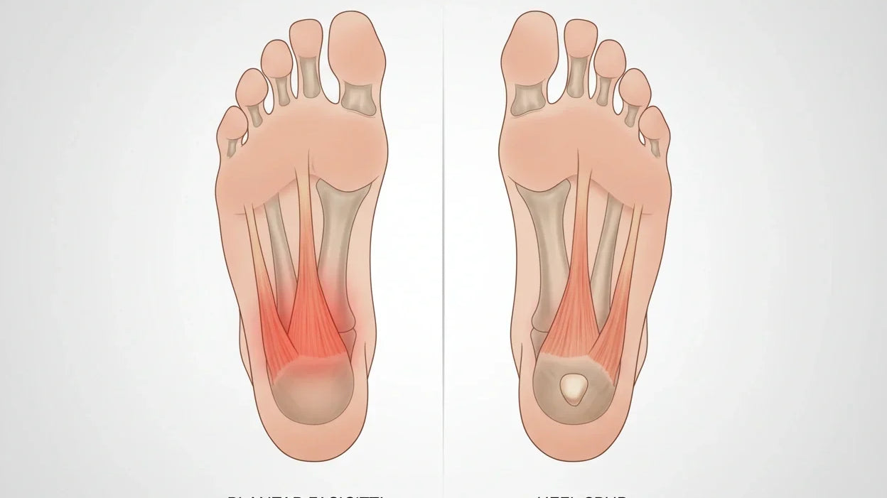 Plantar Fasciitis vs Heel Spurs: Key Differences, Symptoms & Treatment