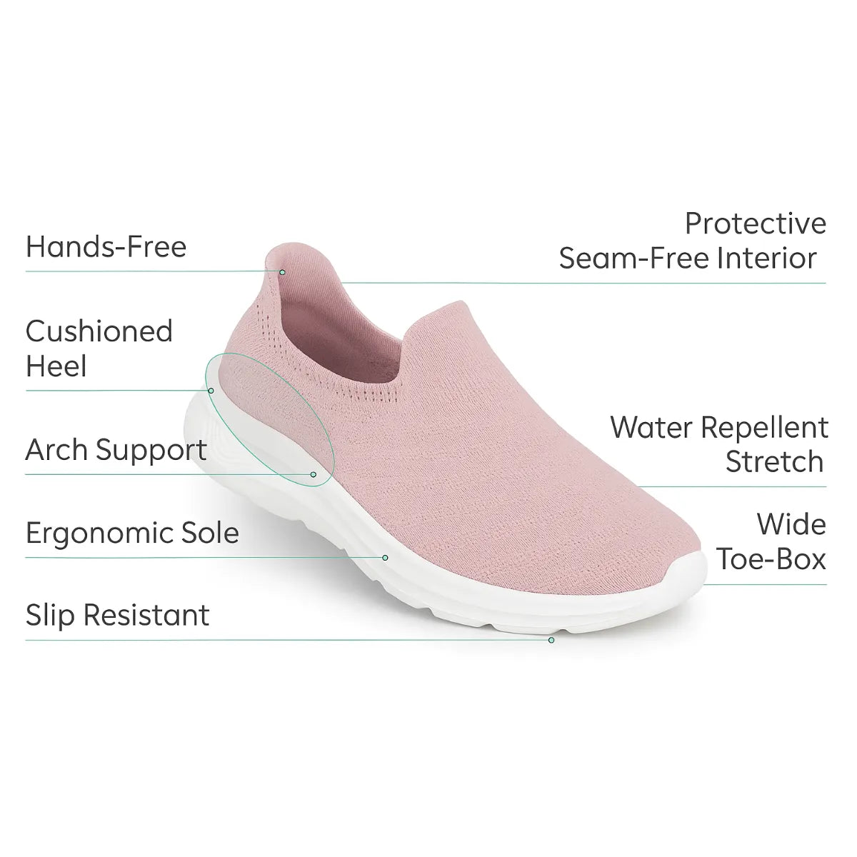 Ortho Glide - Omega Walk - M263-Pink-36