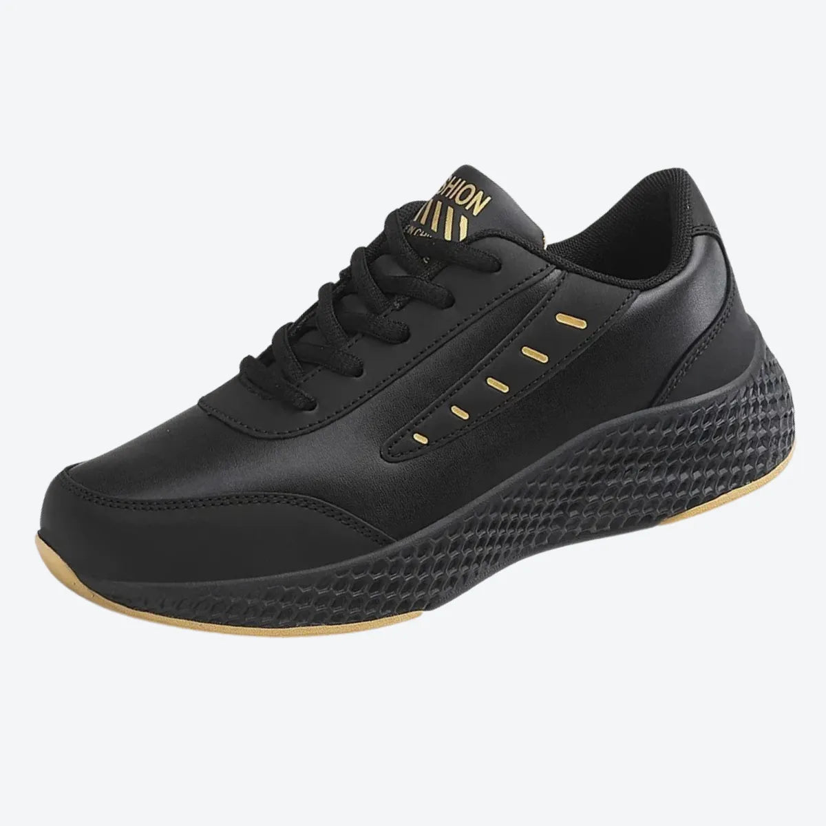 Soft Stride - Omega Walk - M268-Black-Gold-35