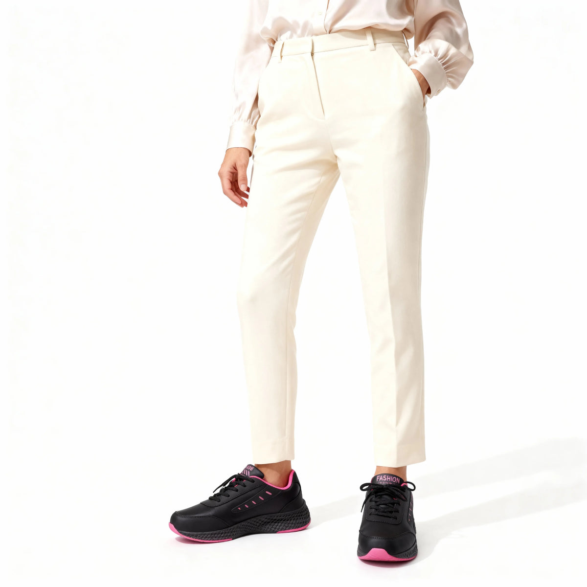 Soft Stride - Omega Walk - M268-Black-Pink-35