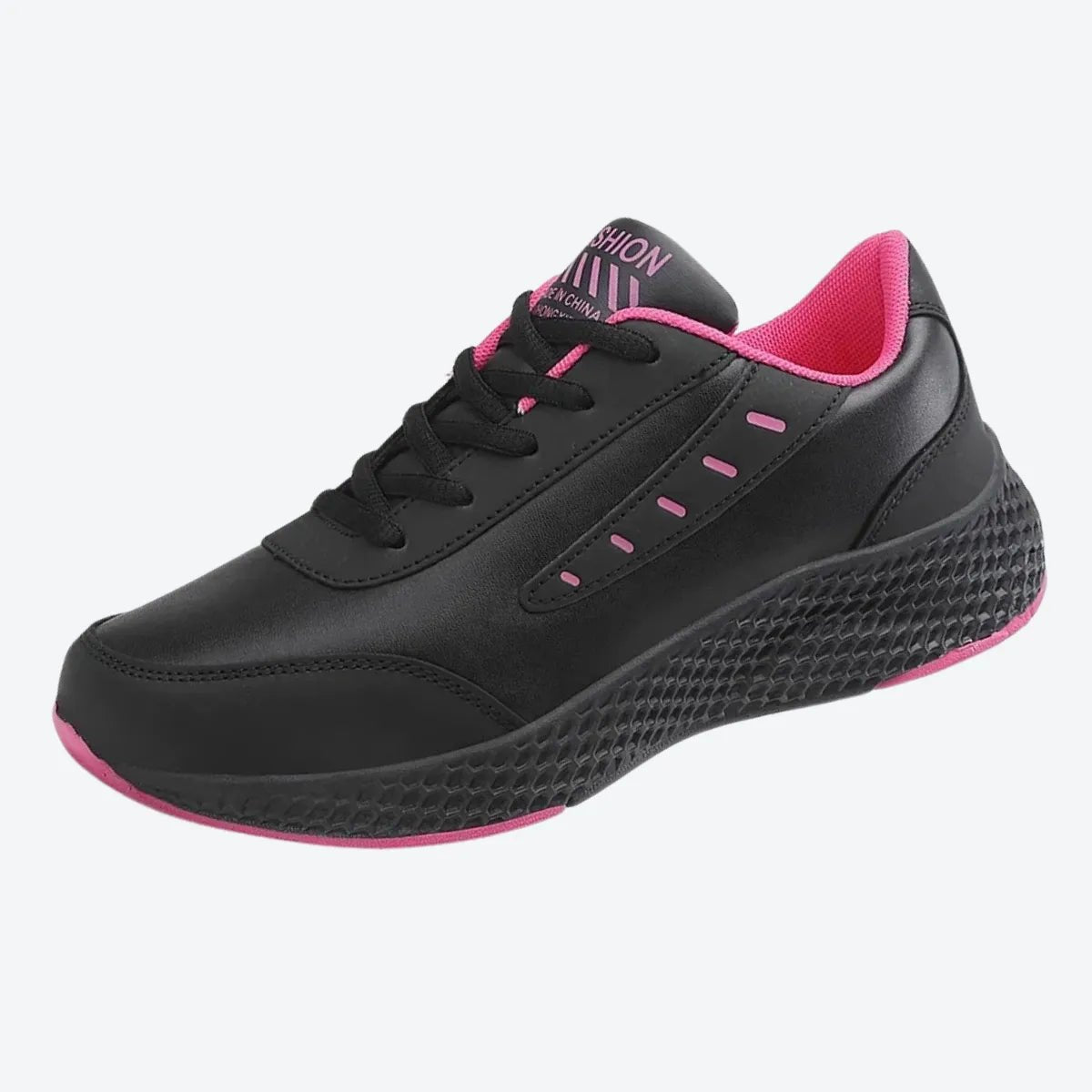 Soft Stride - Omega Walk - M268-Black-Pink-35