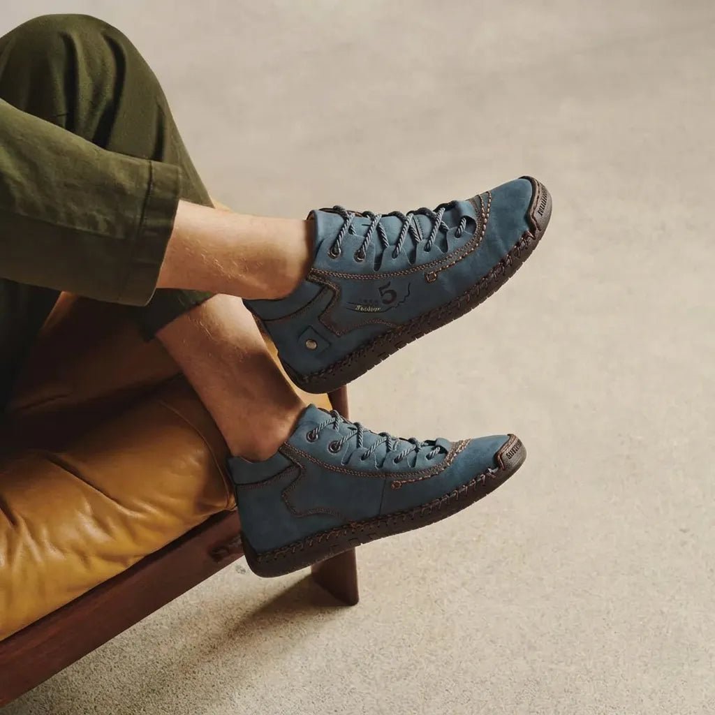 Suave - Omega Walk - MEN SHOES-22-Blue-39 Walking Shoes