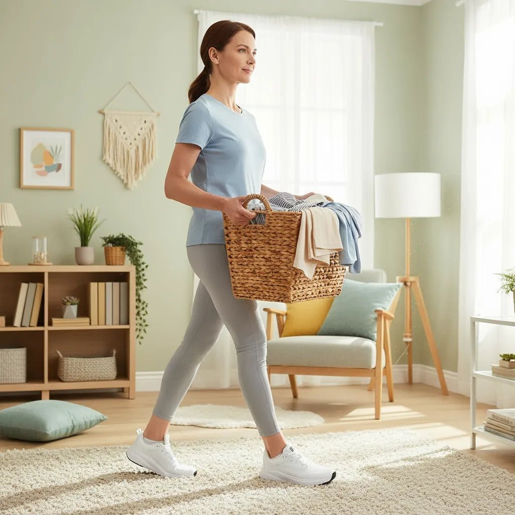 Wide Fit - Omega Walk - M264-White-36