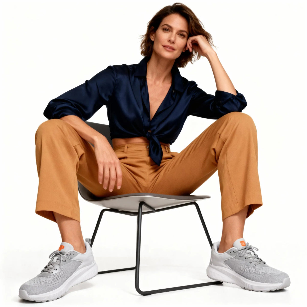 Wide Fit - Omega Walk - M264-Grey-36