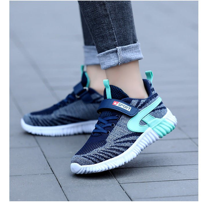 Dynamo - Fly Knit Kids' Sneakers - Omega Walk - Kid Shoes 28 Green29