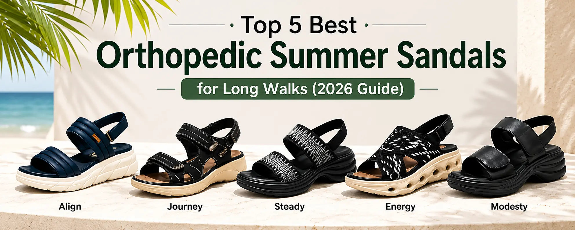 Top 5 Best Orthopedic Summer Sandals for Long Walks (2026 Guide)