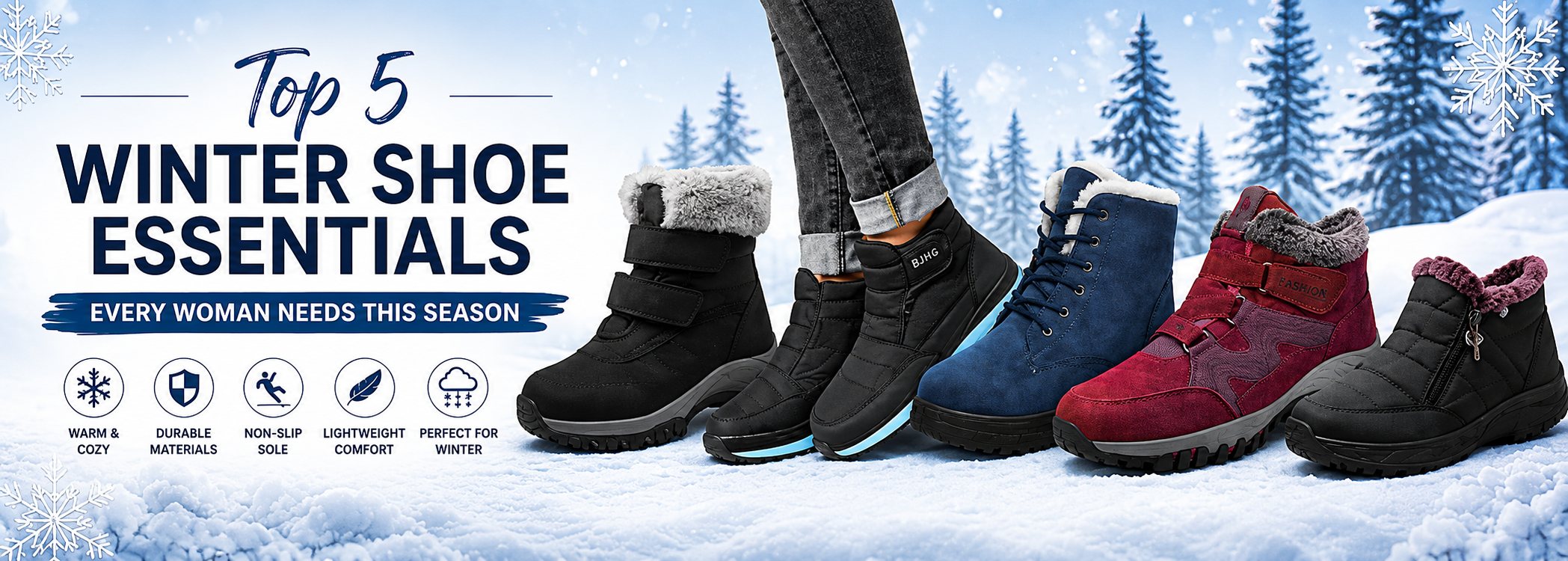 Top 5 Winter Shoe Essentials Every Woman Needs This Season
