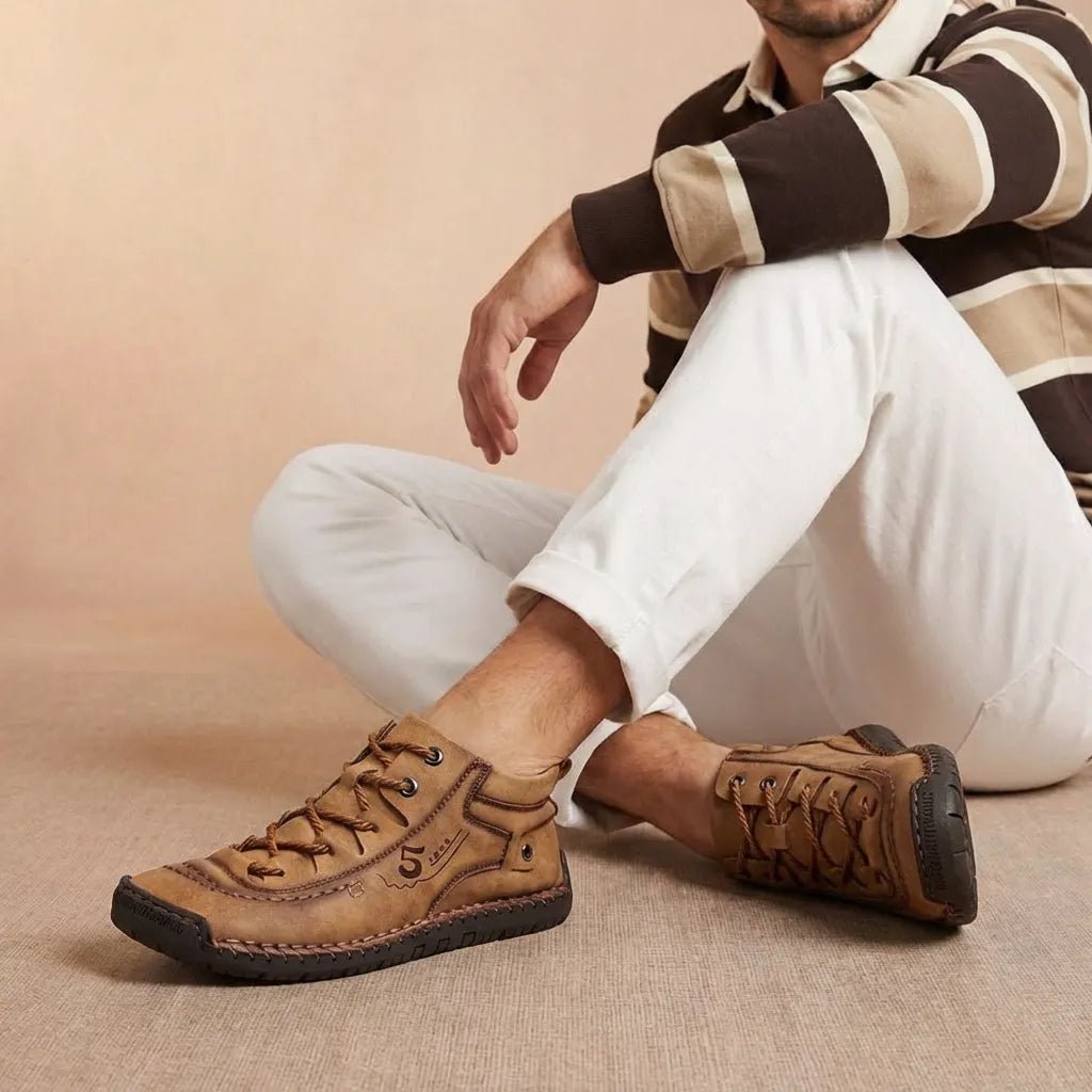 Suave - Omega Walk - soft padded ankle shoes men