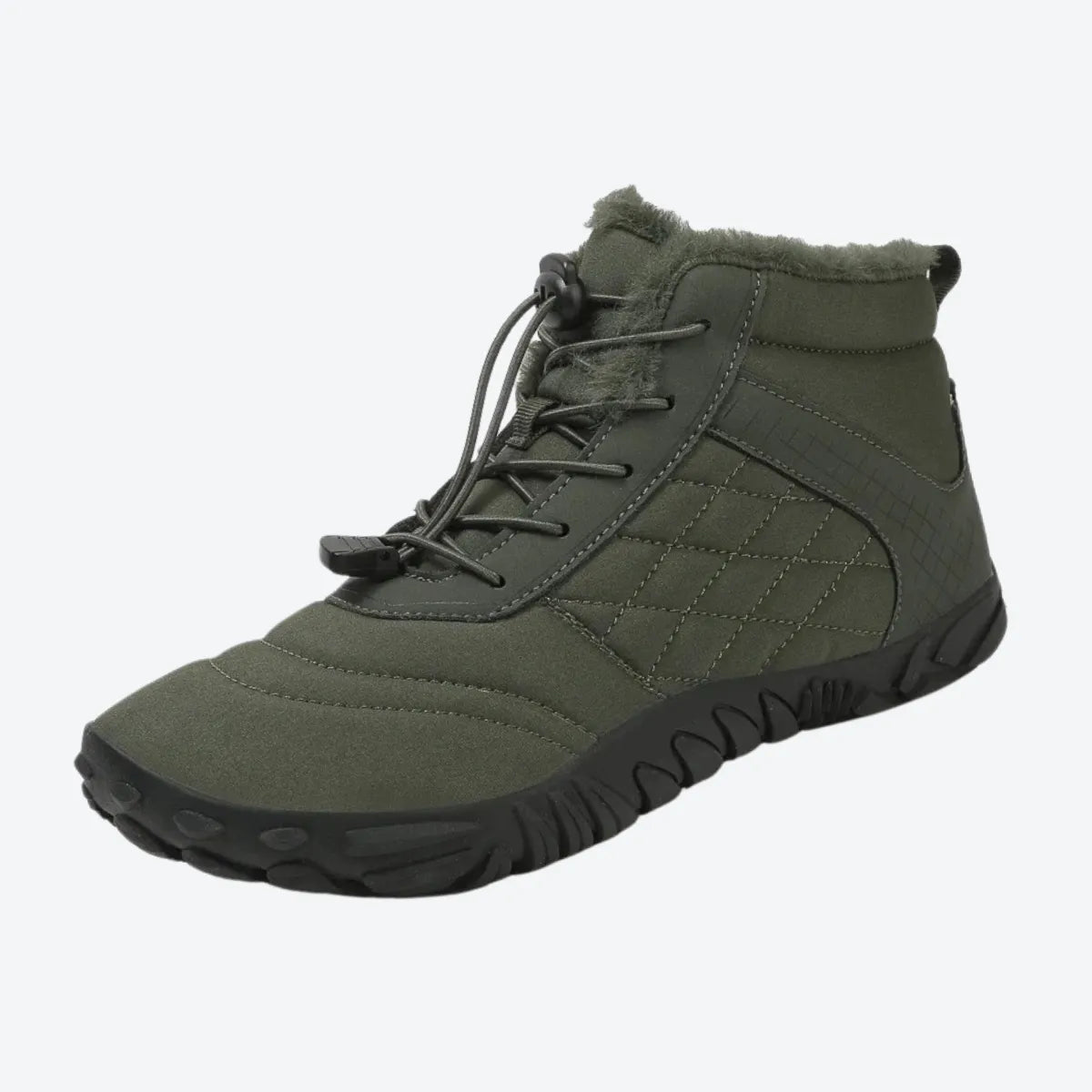 Olive green snow boots best sale