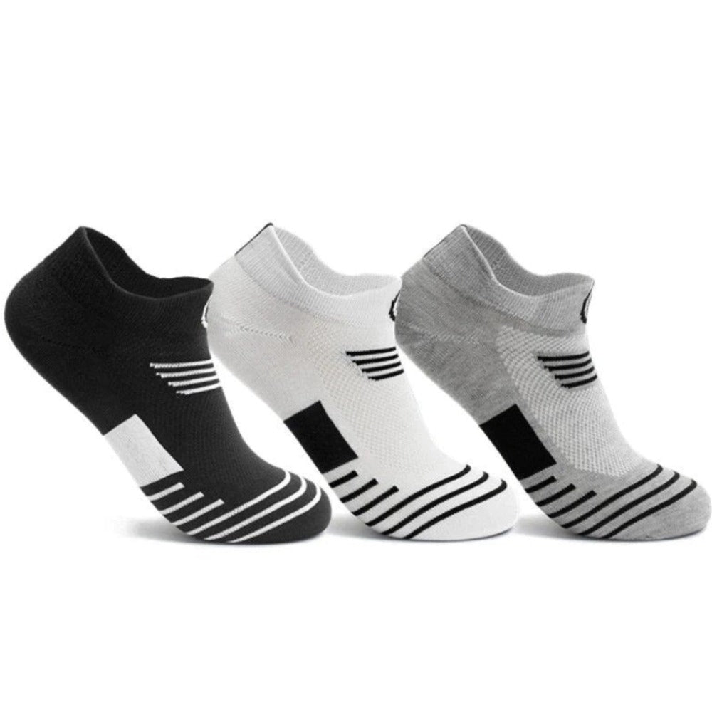 3 Pair Pro Ankle Compression Socks for Men - Omega Walk - Men socks 1