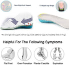 Silica Gel, High-Impact Spring Cushioning Shock Absorption Insoles - Omega Walk - XD-414-SMALL