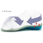 Silica Gel, High-Impact Spring Cushioning Shock Absorption Insoles - Omega Walk - XD-414-SMALL