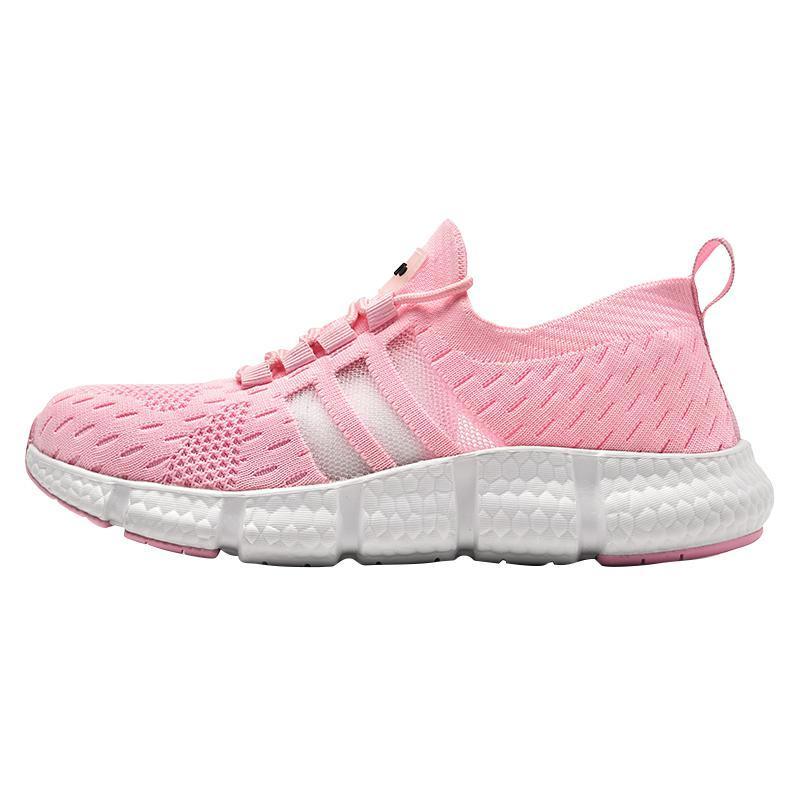 Women's comfy and light sneakers - Omega Walk - M192-Pink-35